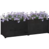 vidaXL Lawn & Garden* Garden Planter Black 59.1