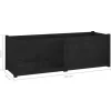 vidaXL Lawn & Garden* Garden Planter Black 59.1