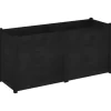 vidaXL Lawn & Garden* Garden Planter Black 59.1