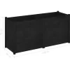 vidaXL Lawn & Garden* Garden Planter Black 59.1