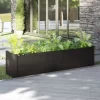 vidaXL Lawn & Garden* Garden Planter Black 78.7