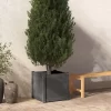 vidaXL Lawn & Garden* Garden Planter Gray 19.7