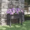 vidaXL Lawn & Garden* Garden Planter Gray 27.6