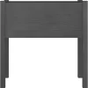 vidaXL Lawn & Garden* Garden Planter Gray 27.6