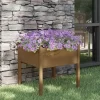 vidaXL Lawn & Garden* Garden Planter Honey Brown 27.6