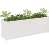 vidaXL Lawn & Garden* Garden Planter White 78.7