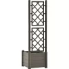 vidaXL Lawn & Garden* Garden Planter With Trellis 16.9