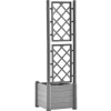 vidaXL Lawn & Garden* Garden Planter With Trellis 16.9