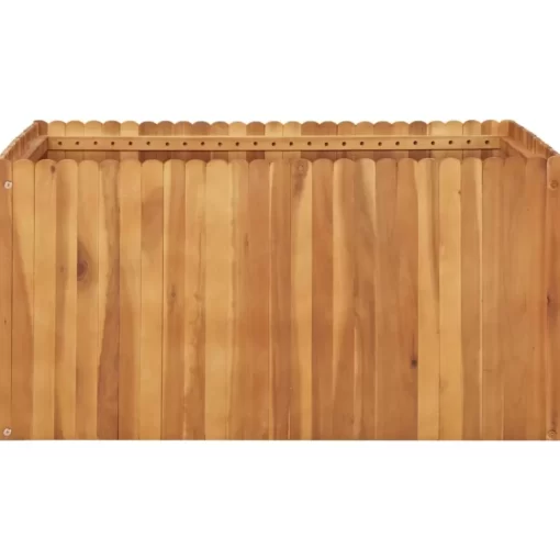 vidaXL Lawn & Garden* Garden Raised Bed 39.4"X39.4"X19.7" Solid Acacia Wood