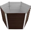 vidaXL Lawn & Garden* Garden Raised Bed Brown 50.8