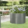 vidaXL Lawn & Garden* Garden Raised Bed Powder-Coated Steel 39.4