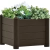 vidaXL Lawn & Garden* Garden Raised Bed Pp Mocha 16.9