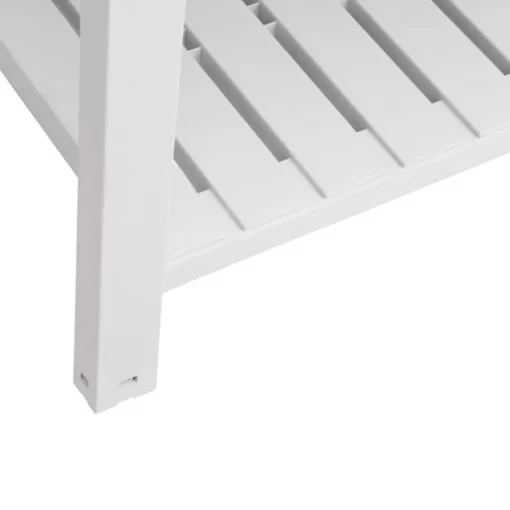 vidaXL Lawn & Garden* Garden Raised Bed White 43.3"X17.7"X31.1" Polypropylene