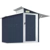 vidaXL Lawn & Garden* Garden Shed Anthracite 106.3