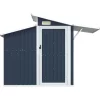 vidaXL Lawn & Garden* Garden Shed Anthracite 106.3