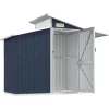 vidaXL Lawn & Garden* Garden Shed Anthracite 106.3