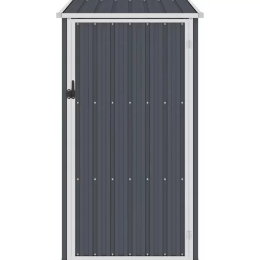 vidaXL Lawn & Garden* Garden Shed Anthracite 34.3"X38.6"X62.6" Galvanized Steel