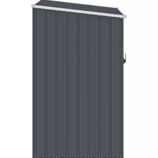 vidaXL Lawn & Garden* Garden Shed Anthracite 34.3"X38.6"X62.6" Galvanized Steel