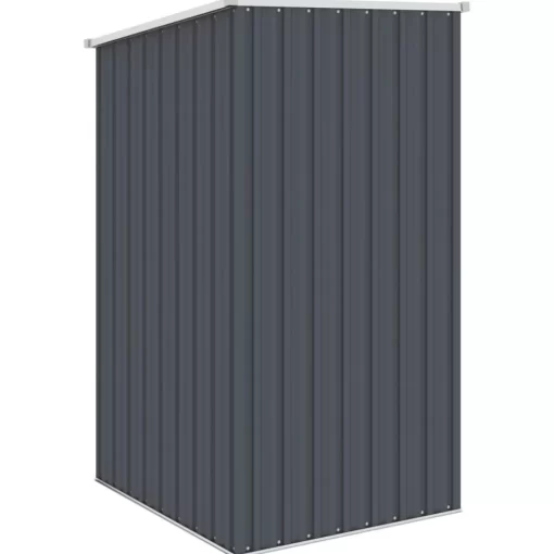 vidaXL Lawn & Garden* Garden Shed Anthracite 34.3"X38.6"X62.6" Galvanized Steel