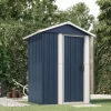 vidaXL Lawn & Garden* Garden Shed Anthracite 49.6