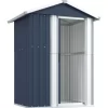 vidaXL Lawn & Garden* Garden Shed Anthracite 49.6