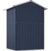 vidaXL Lawn & Garden* Garden Shed Anthracite 49.6