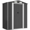 vidaXL Lawn & Garden* Garden Shed Anthracite 75.6