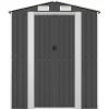 vidaXL Lawn & Garden* Garden Shed Anthracite 75.6