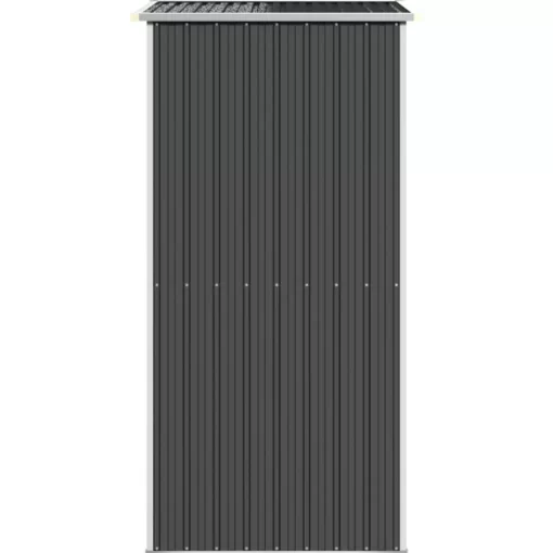 vidaXL Lawn & Garden* Garden Shed Anthracite 75.6"X42.5"X87.8" Galvanized Steel