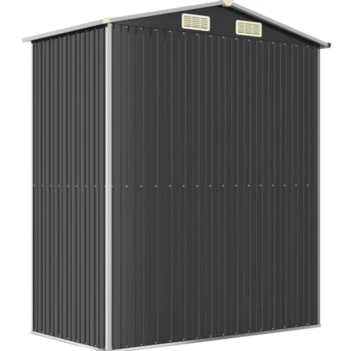 vidaXL Lawn & Garden* Garden Shed Anthracite 75.6"X42.5"X87.8" Galvanized Steel