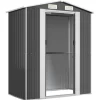 vidaXL Lawn & Garden* Garden Shed Anthracite 75.6