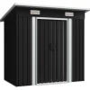 vidaXL Lawn & Garden* Garden Shed Anthracite Steel