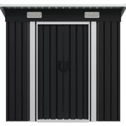 vidaXL Lawn & Garden* Garden Shed Anthracite Steel