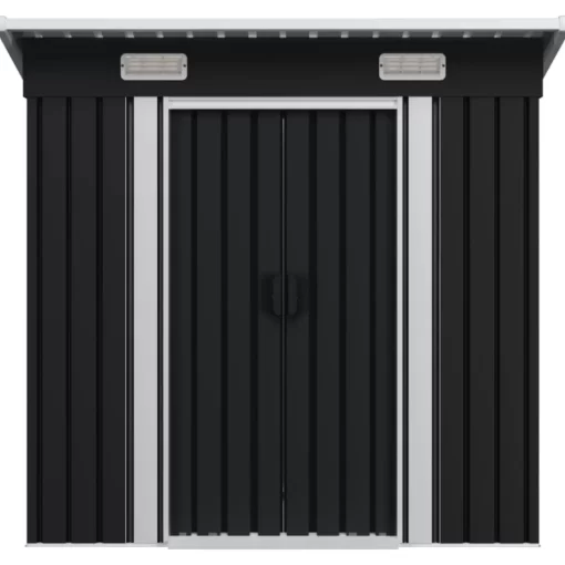 vidaXL Lawn & Garden* Garden Shed Anthracite Steel