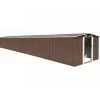 vidaXL Lawn & Garden* Garden Shed Brown 101.2