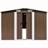 vidaXL Lawn & Garden* Garden Shed Brown 101.2