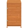 vidaXL Lawn & Garden* Garden Shed Brown 21.7