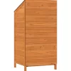 vidaXL Lawn & Garden* Garden Shed Brown 21.7