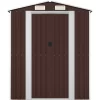 vidaXL Lawn & Garden* Garden Shed Dark Brown 75.6