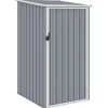 vidaXL Lawn & Garden* Garden Shed Gray 34.3