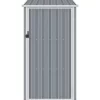 vidaXL Lawn & Garden* Garden Shed Gray 34.3