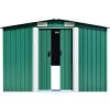 vidaXL Lawn & Garden* Garden Shed Green 101.2