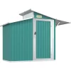 vidaXL Lawn & Garden* Garden Shed Green 106.3