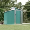 vidaXL Lawn & Garden* Garden Shed Green 106.3