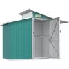 vidaXL Lawn & Garden* Garden Shed Green 106.3