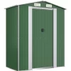 vidaXL Lawn & Garden* Garden Shed Green 75.6