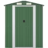 vidaXL Lawn & Garden* Garden Shed Green 75.6