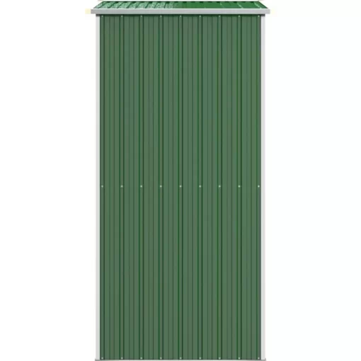 vidaXL Lawn & Garden* Garden Shed Green 75.6"X42.5"X87.8" Galvanized Steel