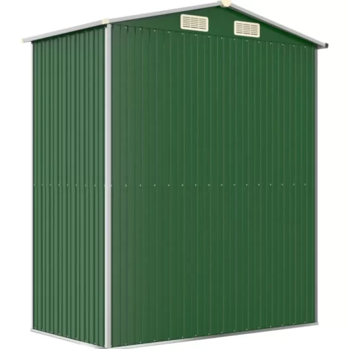 vidaXL Lawn & Garden* Garden Shed Green 75.6"X42.5"X87.8" Galvanized Steel