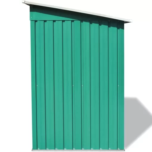 vidaXL Lawn & Garden* Garden Shed Green Metal 74.8"X48.8"X71.3"